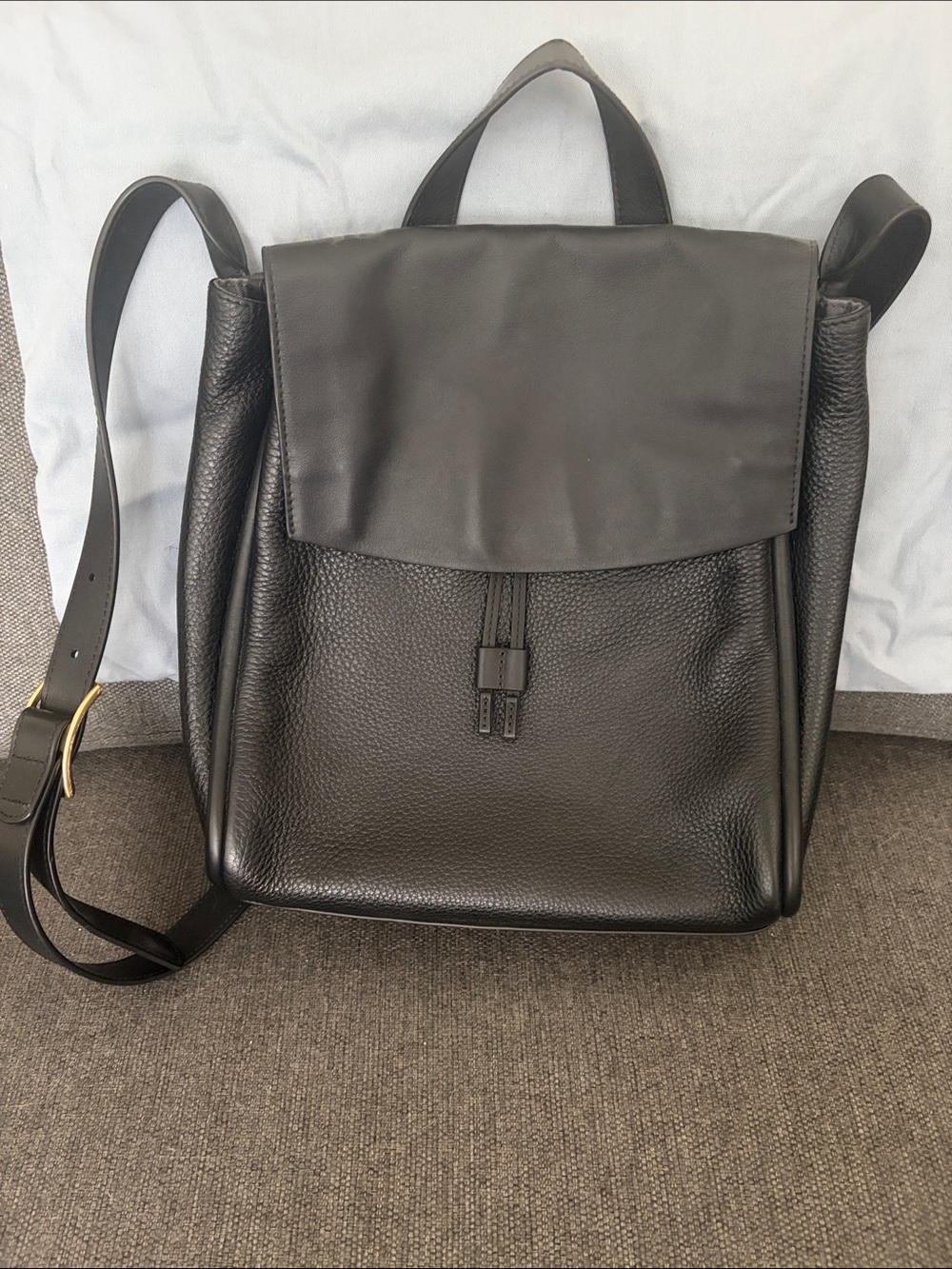 Skagen leather backpack
